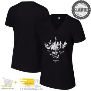 WWE Cody Rhodes skull flame logo shirt