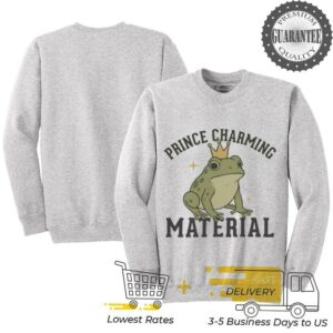 Madison Marilla Prince Charming Material Frog Crown T shirts