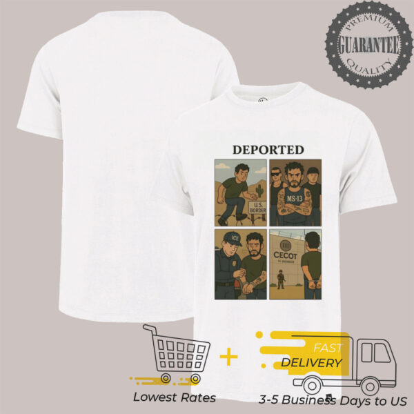 Deported Cecot El Salvador MS 13 shirt