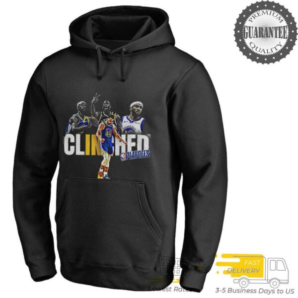 Golden State Warriors NBA Clinched playoffs shirt