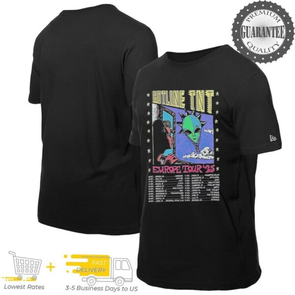 Hotline TNT Europe Tour 2025 T shirts