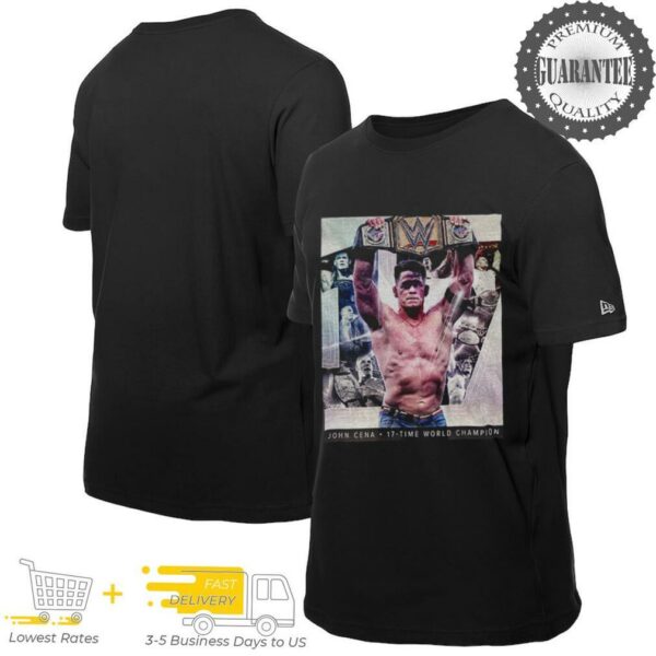 John Cena 17 time world champion the goat WWE shirt