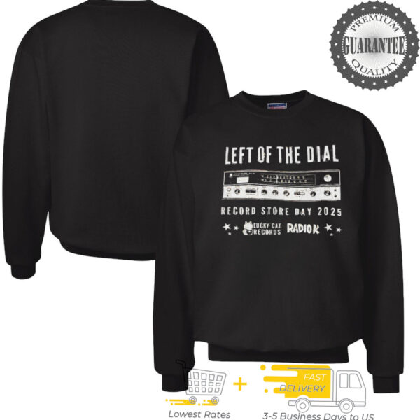 Left of the dial record store day 2025 shirt
