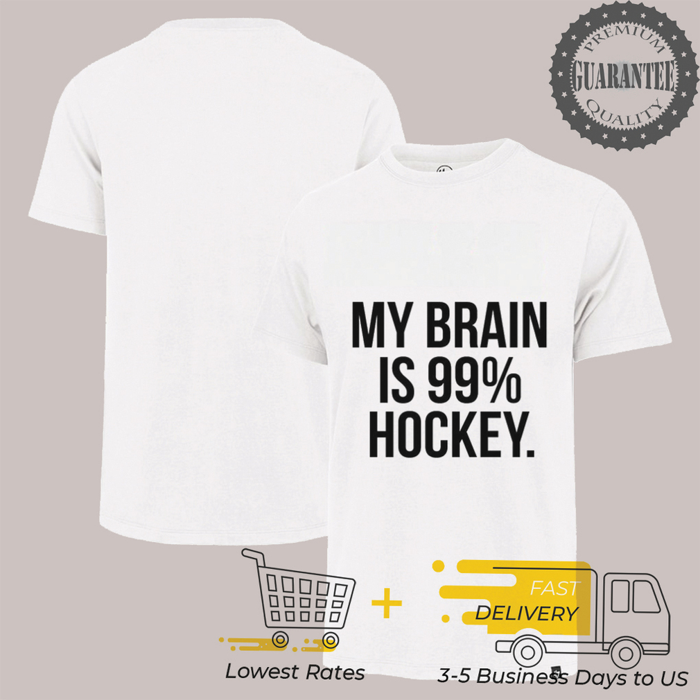 My brain is 99% hockey shirt My brain is 99% hockey shirt