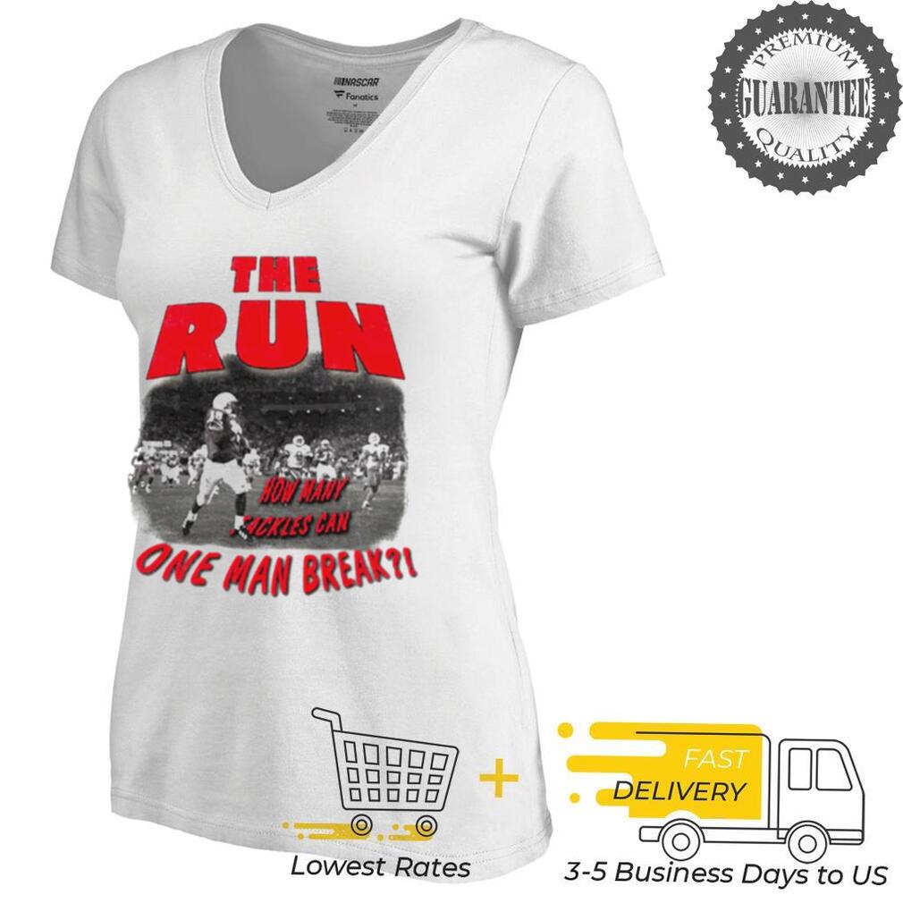 Nebraska football The Run one man break shirt Nebraska football The Run one man break shirt