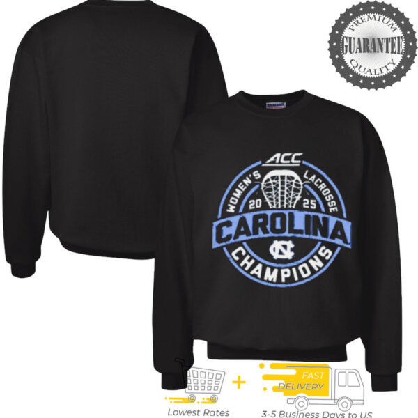 North Carolina Tar Heels 2025 ACC Women’s Lacrosse Regular Season Champions shirt