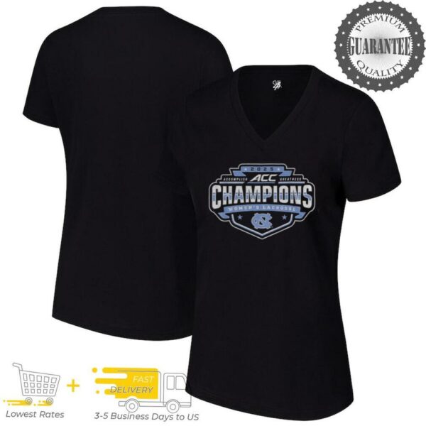 North Carolina Tar Heels 2025 ACC Womens Lacrosse Tournament Champions t shirt