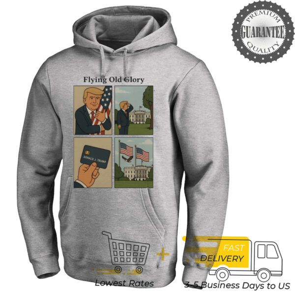 Donald Trump flying old flory shirt