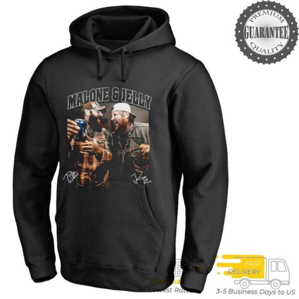 Post Malone & Jelly Roll smile signatures shirt