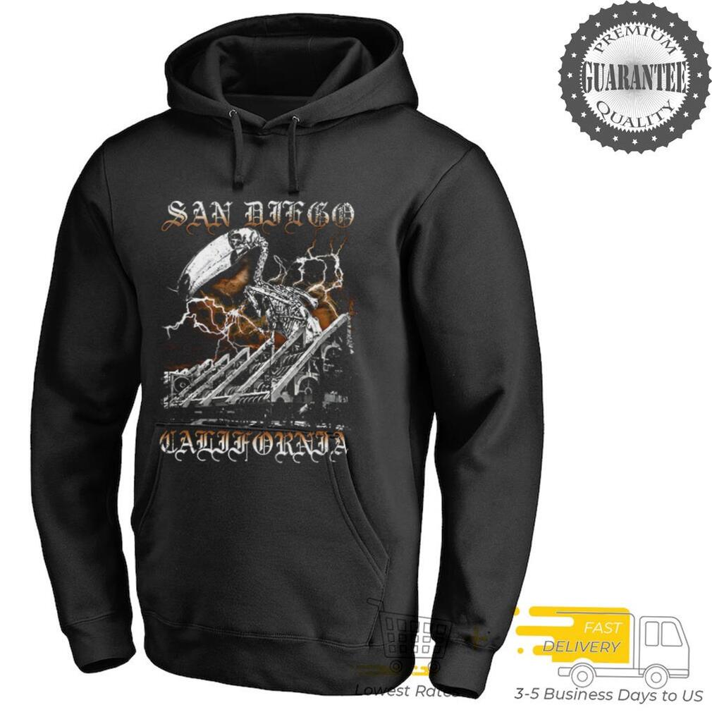 San Diego California skeleton flamingo lightning shirt San Diego California skeleton flamingo lightning shirt