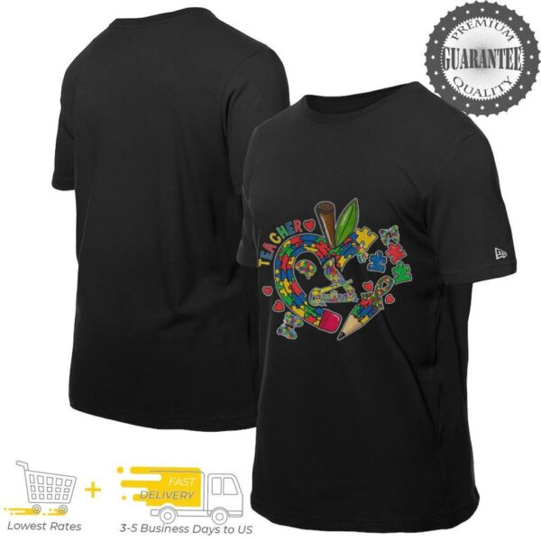 St. Louis Cardinals Autism Awareness teacher pencil shirt