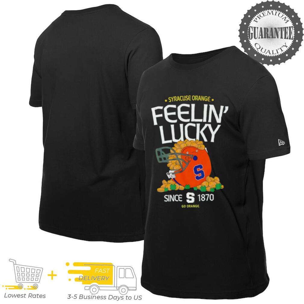 Syracuse Orange feelin’ lucky since 1870 pot of gold helmet shirt Syracuse Orange feelin’ lucky since 1870 pot of gold helmet shirt