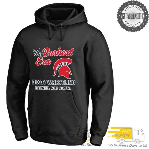The Burket Era Bixby Wrestling shirt