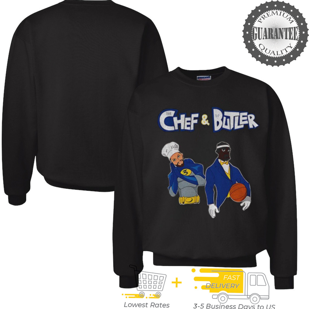 The Chef and the Butler Golden State Warriors cartoon shirt The Chef and the Butler Golden State Warriors cartoon shirt