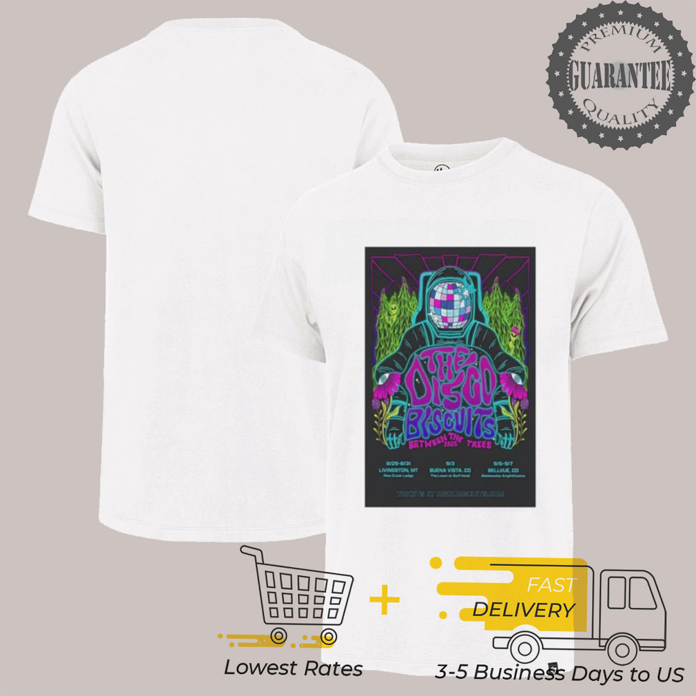 The Disco Biscuits 2025 Between The Trees Tour Poster shirt The Disco Biscuits 2025 Between The Trees Tour Poster shirt