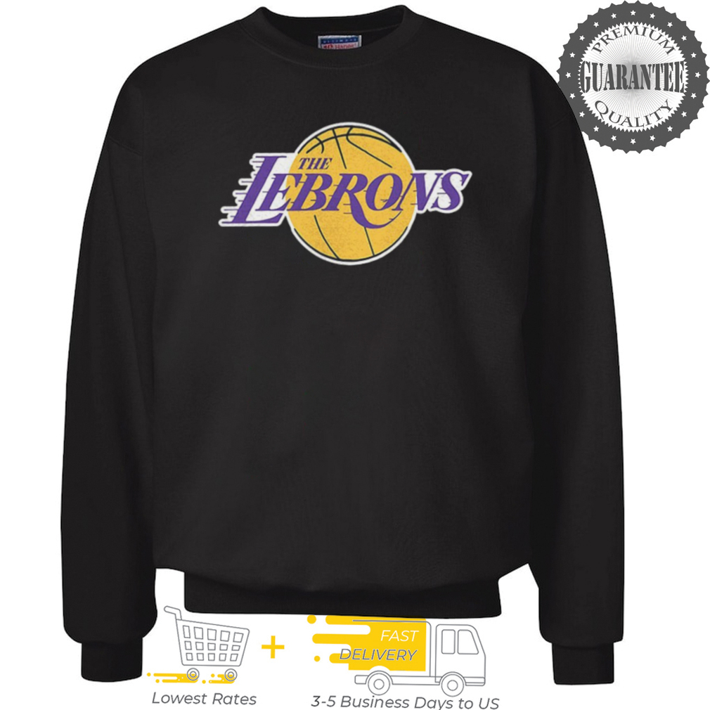 The Lebrons Los Angeles Lakers logo shirt The Lebrons Los Angeles Lakers logo shirt