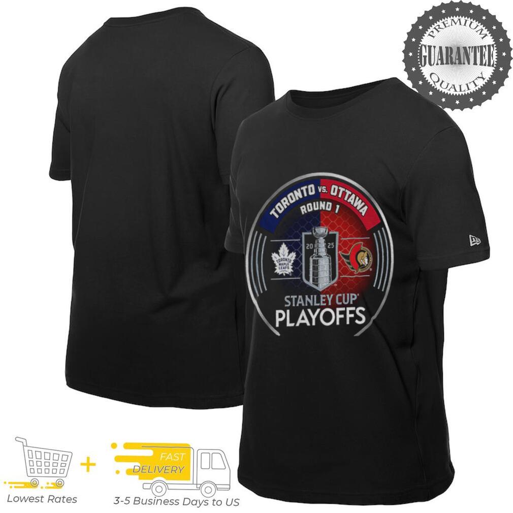 Toronto Maple Leafs vs. Ottawa Senators NHL 2025 Stanley Cup Playoffs First Round shirt Toronto Maple Leafs vs. Ottawa Senators NHL 2025 Stanley Cup Playoffs First Round shirt