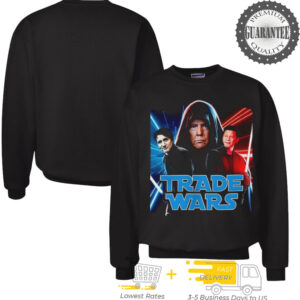 Trump and Xi Jinping trade tariff wars Star Wars shirt
