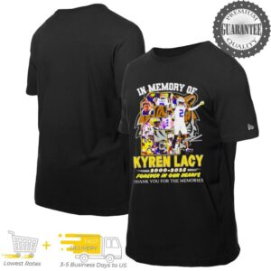 In memory of Kyren Lacy 2000 2025 forever in our hearts thank you for the memories shirt