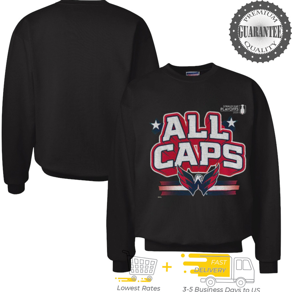 Washington Capitals All Caps 2025 Playoffs NHL shirt Washington Capitals All Caps 2025 Playoffs NHL shirt