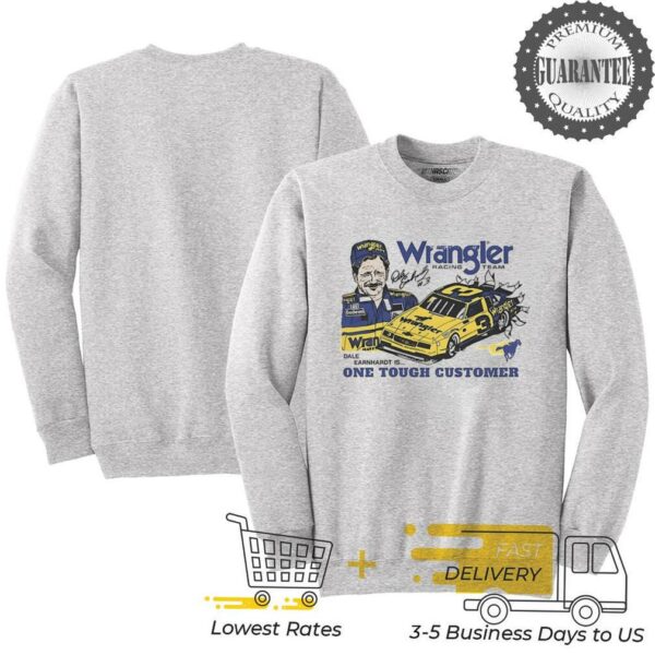 Wrangler racing team Dale Earnhardt is one touch customer shirt