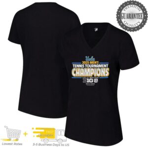 UCLA Bruins 2025 Mens Tennis Big Ten Tournament Champions T Shirts