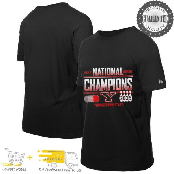 Youngstown State Penguins NCAA National Bowling Champions 2025 shirt
