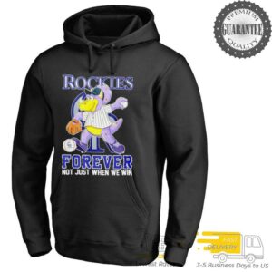 Colorado Rockies forever not just when we win mascot shirt