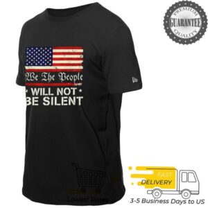 We the people will not be silent flag USA shirt