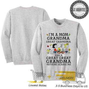 The Peanuts Movie I’m a Mom Grandma great Grandma shirt