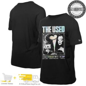 The Used Band 25 Year Anniversary Pop Up Art Show On May 9 2025 Los Angeles CA T shirts