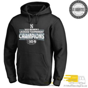Northwestern Wildcats 2025 Big Ten Women’s Lacrosse Tournament Champions shirt