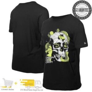 Rocco Botte Creepy Old Crypt Skull T shirts