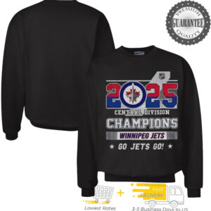Winnipeg Jets Central Division Champions 2025 Go Jets Go shirt